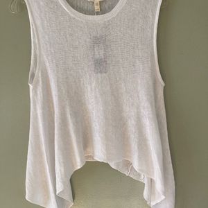 Eileen Fisher Organic Linen Top SZ XS